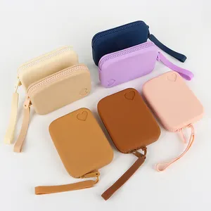 محفظة نقود صغيرة محمولة بنمط الحلوى مع سحاب وشعار مخصص، متينة ومقاومة للماء - Product Image 5