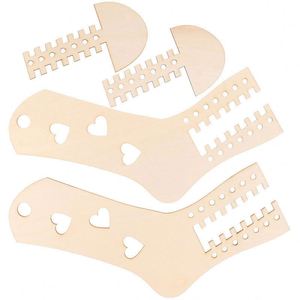 Factory DIY Modern Style Wooden Sock Stopper Knitting Mold Multi-Functional Telescopic Yarn Sock Display for Sock Makers&Lovers - Product Image 2