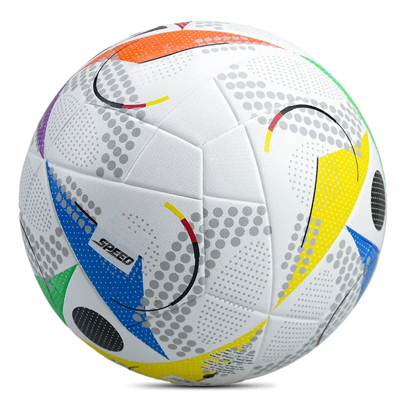 การแข่งขันใหม่ฟุตบอลจัดส่งภายใน 72 ชั่วโมงลูกฟุตบอลขนาด 5 กระบวนการยึด PU ด้วยความร้อนฟุตบอลประสิทธิภาพสูง