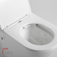 Toilettes de forme ronde au design moderne avec bidet intégré cuvette de toilette bidet toilette avec bidet