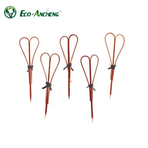 Brochettes en bambou 100% naturel pour fêtes, barbecues, usage décoratif, lisses, durables, pour viande, légumes, fruits - Product Image 3