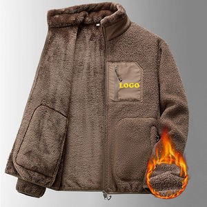 2023 <span class=keywords><strong>hiver</strong></span> agneau polaire <span class=keywords><strong>manteau</strong></span> unisexe polyvalent épaissi coton <span class=keywords><strong>manteau</strong></span> lâche marque de mode granulés polaire Teddy veste - Product Image 1