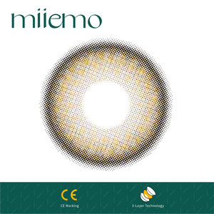 무료 배송 Miiemo 눈 색깔 콘택트 렌즈 14.2mm 처방 컬러 콘택트 렌즈 다크 브라운 콘택트 렌즈 도매 - Product Image 3