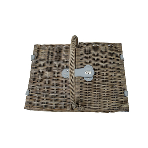 JY nuovo Design in vimini tessuto a mano cestino da Picnic portatile cesto portaoggetti per Picnic all'aperto - Product Image 6