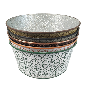 <span class=keywords><strong>Pot</strong></span> de fleur antique personnalisé imprimé <span class=keywords><strong>couleur</strong></span> grand <span class=keywords><strong>pot</strong></span> rustique pots de fleurs intérieur extérieur pour la décoration du sol de la maison et du jardin - Product Image 1