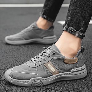 Automne décontracté respirant bas plat tendance <span class=keywords><strong>sans</strong></span> lacets séchage rapide anti-dérapant hommes chaussures <span class=keywords><strong>en</strong></span> <span class=keywords><strong>toile</strong></span> - Product Image 2