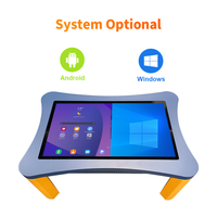 Table tactile réglable en hauteur de 43 pouces avec Android 14 pour enfants, maternelle et jeux sensoriels