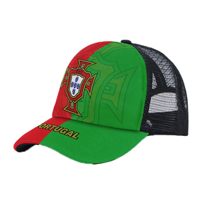 Casquette de baseball en maille personnalisée pour supporter de football, 5 panneaux, imprimée <span class=keywords><strong>Coupe</strong></span> <span class=keywords><strong>du</strong></span> <span class=keywords><strong>Monde</strong></span>, pour équipes nationales et clubs européens, tels que l'Italie - Product Image 2