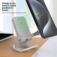Support de téléphone à charge rapide 15W S15 Bestseller, chargeur sans fil, support de bureau compatible avec iPhone et Android