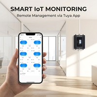 Repetidor Celular Tribanda con Monitoreo en Tiempo Real por la Aplicación Tuya, Amplificador de Red 4G con Amplificador GSM para 2G 3G 4G 5G LTE 800 1800 2100 MHz
