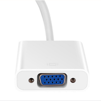 Convertisseur HD 1080P vers VGA en ABS, Moule Privé OEM pour PC, Ordinateur Portable, Ordinateur de Bureau, Projecteur - Prêt à l'Expédition