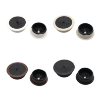 Passe-câble de bureau moderne en plastique ABS, taille de trou 50/60 mm, cache-trous ronds pour câbles, organisateur de câbles pour bureau, salle à manger, salon