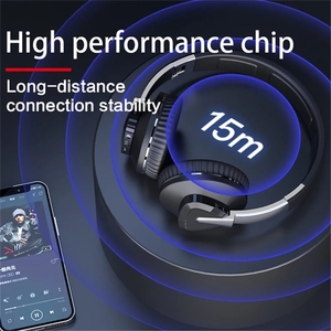 Écouteurs H3 <span class=keywords><strong>haut</strong></span> <span class=keywords><strong>de</strong></span> <span class=keywords><strong>gamme</strong></span>, <span class=keywords><strong>casque</strong></span> sans fil avec basses, réduction <span class=keywords><strong>de</strong></span> bruit, grand coussin d'oreille, <span class=keywords><strong>casque</strong></span> stéréo avec microphone - Product Image 5