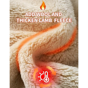 Sweat à capuche en sherpa chaud |   Pull en polaire épais avec doublure en peluche, poche kangourou et capuche réglable |   Fournisseur OEM/ODM de logos personnalisés - Product Image 3