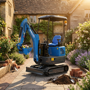 รถขุดขนาดเล็ก RIPPA R15 1.<span class=keywords><strong>5</strong></span> ตัน เครื่องยนต์ดีเซล Kubota มาตรฐาน CE EPA EURO <span class=keywords><strong>5</strong></span> พร้อมห้องโดยสาร สำหรับงานเกษตร สวน และไซต์ก่อสร้าง - Product Image 5