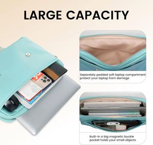 Usine BSCI, ODM personnalisé, housse matelassée imperméable, tissu de haute qualité, rembourrage en nylon, protection pour ordinateur portable - Product Image 6