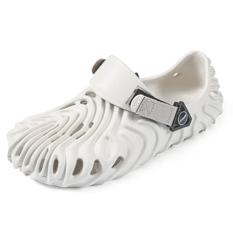 Fashion new design man sandals custom logo footwear anti slip men slides clogs pure color Indoor EVA slippers