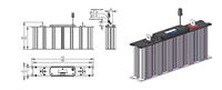 Modules de supercondensateurs BitWell BW0180R052CAAZF00, module standard 18V 500F, modules de supercondensateurs pour systèmes de stockage d'énergie