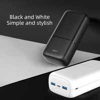 Vente en gros 30000mAh Portable haute capacité au lithium Mobile batterie externe double USB charge rapide 20W banque de sortie fournisseur