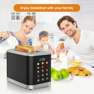 <b>Toaster</b> 2 Slice Digital Smart <b>Toaster</b> with TouchScreen Dual Control Panel for Bagels, Bread, Waffles - Product Image 6