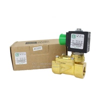 Válvula Solenoide de Latón ODE 21WA4K0V130 con Control Piloto G1/2 AC220V AC110V DC24V AC24V FKM Normalmente Cerrada Roscada para Compresor de Aire