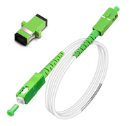 Patch Cord Fiber Optik Berlapis Baja SC LC FC | Kabel Single Mode G657A2, Anti Tikus, Indoor FTTH