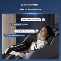 Fauteuil de massage électrique portable Mostar Zero Gravity 8D pour le corps entier avec compresse chaude et commande vocale intelligente