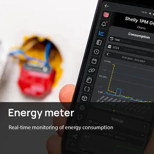 Interrupteur intelligent Wi-Fi 1PM Gen3 Matter pour compteur de puissance 16A, avec données <span class=keywords><strong>cloud</strong></span> gratuites et analyse d'optimisation énergétique pour la maison - Product Image 4
