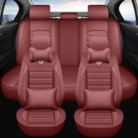 Harga Pabrik Sarung Jok Mobil 5-Seater Set Lengkap - Universal Fit Anti-Selip - Aksesoris Interior Semua Musim