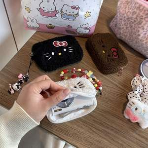 CDD Novedad: <span class=keywords><strong>Monedero</strong></span> de Peluche con Cierre de Cremallera, Bolsa Portátil de Alta Gama para Guardar Toallas Sanitarias en Invierno - Product Image 2