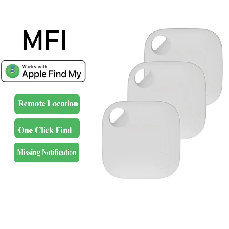 Airtag Mfi Gecertificeerde Sleutel Portemonnee Locator Smart Finder Huisdier Anti Verloren Alarm Real Time Tracking Tag Itag Mini Gps Tracker