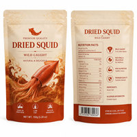 Sachet Doypack Personnalisé Vide pour Fruits de Mer, Produits Secs et Snacks, avec Logo Personnalisé, Impression Numérique, Qualité Alimentaire, Anti-Odeur, en Aluminium