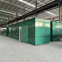 Station d'épuration des eaux usées MBR 1000 m³/jour avec contrôle PLC pour le traitement des eaux usées de blanchisserie industrielle en Arabie Saoudite