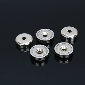 Imán de Neodimio Industrial Permanente de Alta Resistencia Maxwell, Grado N35, Recubierto de Níquel con Orificio Recto - Product Image 4