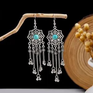 European and American new simple and exaggerated geometric alloy diamond earrings fashion personality original earrings