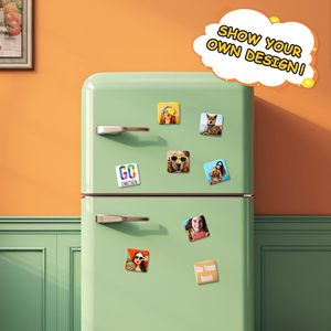 Magnete Quadrato 50*50mm per Frigorifero, Materiale per Badge Magnetici e Decorazioni Fai-da-Te - Product Image 4