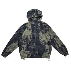 Men's Camouflage Hooded Windbreaker <b>Jacket</b> <b>Lightweight</b> Zipper Front <b>Casual</b> Outdoor Wear Autumn Style Men's Windbreaker <b>jackets</b> - Product Image 1