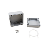 Boîtier en alliage d'aluminium durable avec couvercle rabattable, protection extérieure étanche IP65 pour instruments électroniques