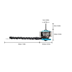 Moteur brushless léger <span class=keywords><strong>BETAFPV</strong></span> 0802SE 19500KV 23000 1S pour drone Bwhoop Meteor <span class=keywords><strong>HD</strong></span> 65mm FXB - Product Image 5