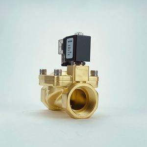 Hoyan PX-40 1 1/2in 6/4in NC <span class=keywords><strong>2</strong></span>-Wege-Pilotmembran 16bar Messing Elektrisches Wasser Luft Gas Magnetventil - Product Image 4