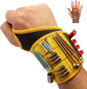 Magnetic tool Wristband With Super Strong Magnets Holders with logo