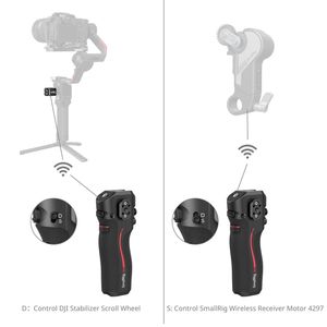 SmallRig4329 Empuñadura de Control de Enfoque de Aluminio, Función de Obturador y Grabación para Estabilizador de Gimbal <span class=keywords><strong>DJI</strong></span> RS2 <span class=keywords><strong>RS3</strong></span> <span class=keywords><strong>Pro</strong></span> RS4 RS4Pro - Product Image 3