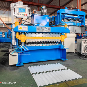 Haute qualité 5V/trapézoïdal IBR/tôle ondulée Double pont rouleau formant la Machine Double couche toit faisant la Machine - Product Image 3