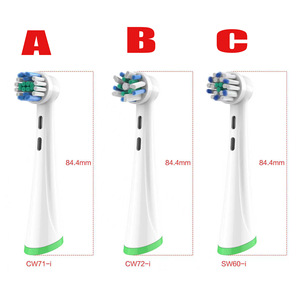 Têtes de <span class=keywords><strong>brosse</strong></span> à dents de rechange pour la série IO (iO2/iO3/iO5/iO7/<span class=keywords><strong>iO9</strong></span>/iO10) - Poils en nylon doux - Charge par induction - Nettoyage en profondeur - Soins dentaires - Product Image 3