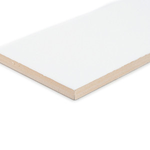 Piastrella in ceramica bianco puro opaco 7,5x30 per installazione a parete e a pavimento - Product Image 2