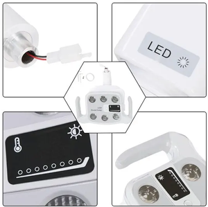 Lampe LED sans ombre pour chirurgie dentaire, 6 ampoules LED avec capteur tactile, lumière froide pour opérations cliniques - Product Image 1
