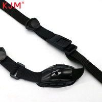 Accessoires de casque de moto avec logo personnalisé mentonnière en plastique PVC 20mm avec boucle