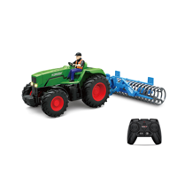 2024 Últimas ventas Canal 6 1/24 Simulación Vehículo agrícola RC Tractor con máquina de siembra Juguete RC Tractor