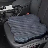 Coussin de siège de voiture ergonomique antidérapant en mousse à mémoire de forme respirante, design en forme de coin, soulagement de la sciatique, du coccyx, des douleurs dorsales, coussin lombaire