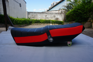 Funda de cuero para asiento de motocicleta JINNAI GN125 <span class=keywords><strong>AX100</strong></span> impermeable y antideslizante para SUZUKI - Product Image 5